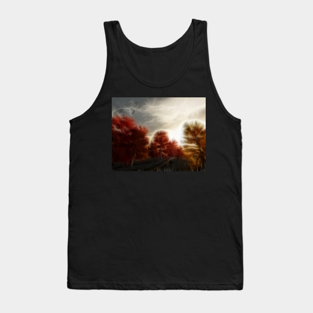 Impressionist autumn scene Tank Top by rolffimages